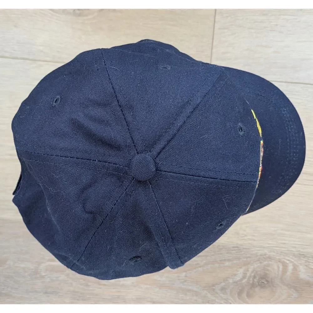 Authentic FDNY Cap VTG Mens Navy Blue Embroidered Seal Twin Towers Adjustable